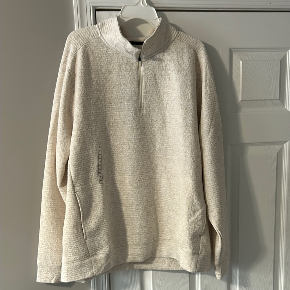 Men's Cream Quarter Zip